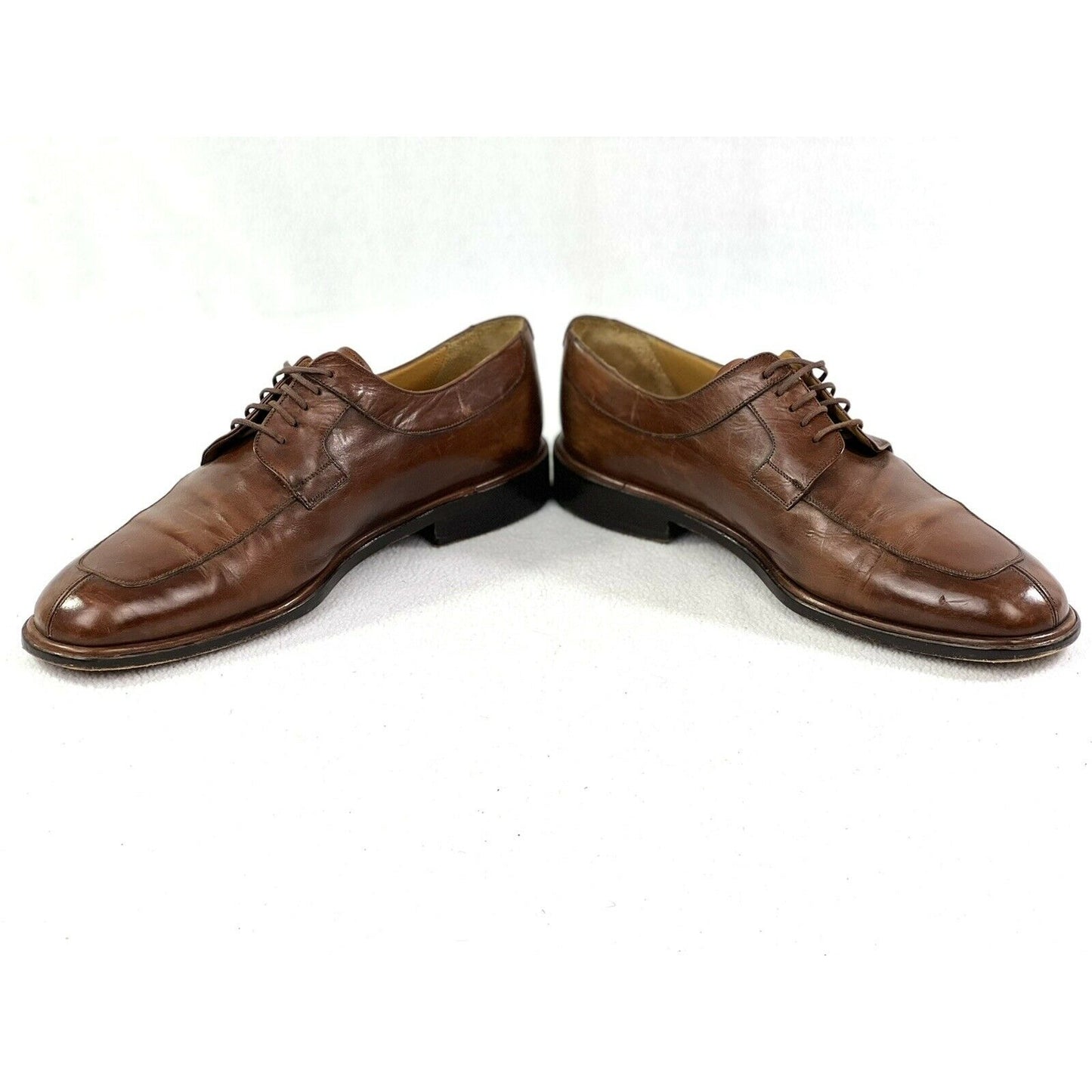Mezlan Split-Toe Derby, Brown Size 12 M Leather