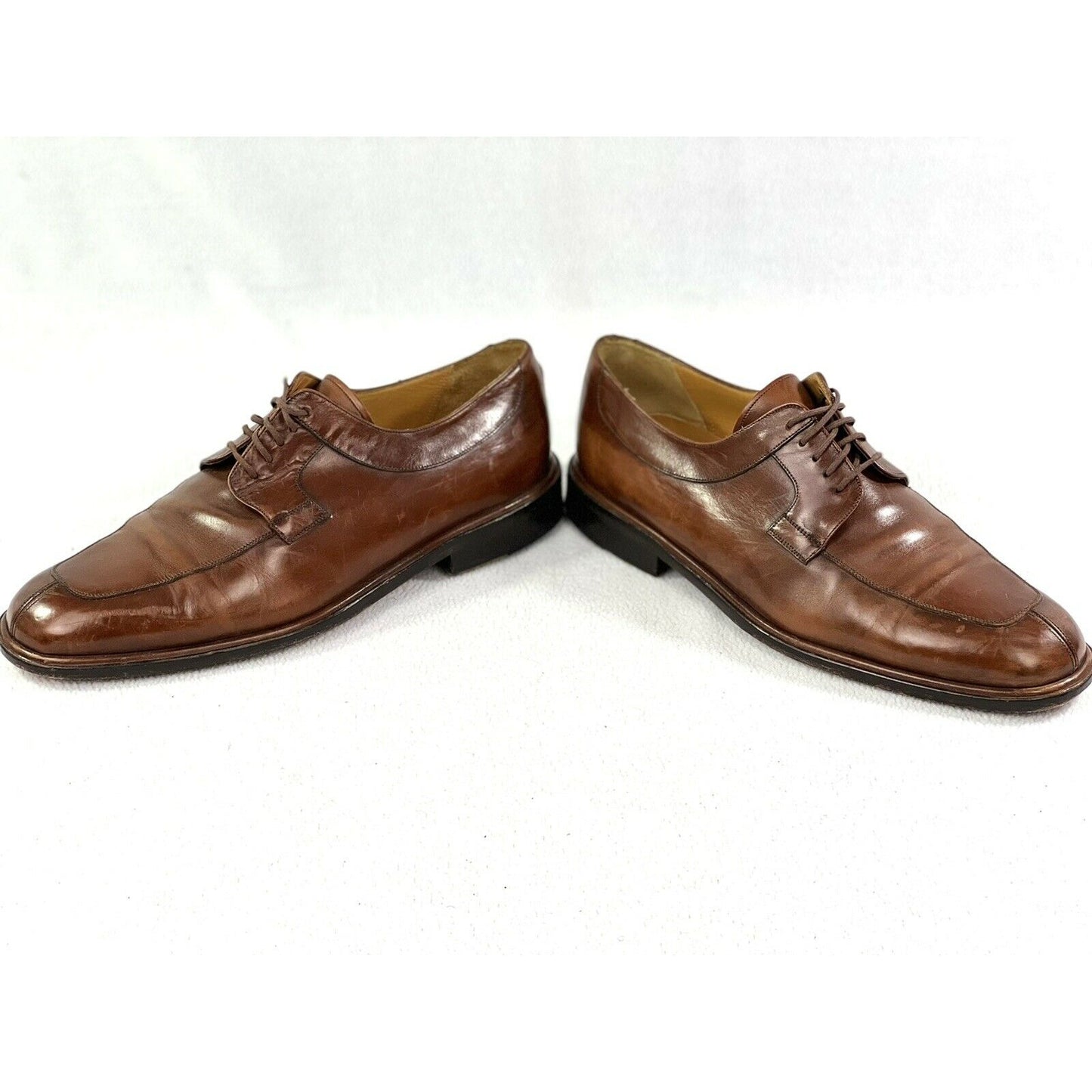 Mezlan Split-Toe Derby, Brown Size 12 M Leather