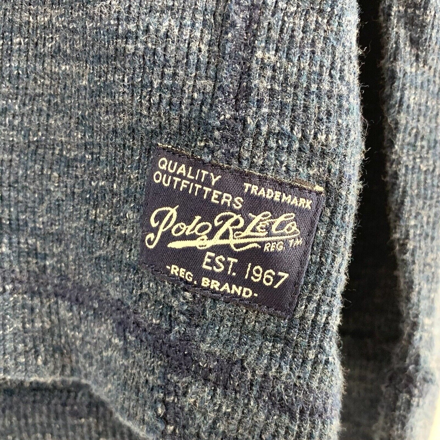 RALPH LAUREN POLO RL & CO 100% Cotton Pullover Sweater, Size Large