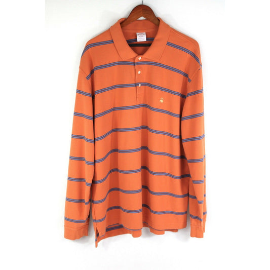 BROOKS BROTHERS Golden Fleece Performance Striped Polo Shirt, Men’s 2XL