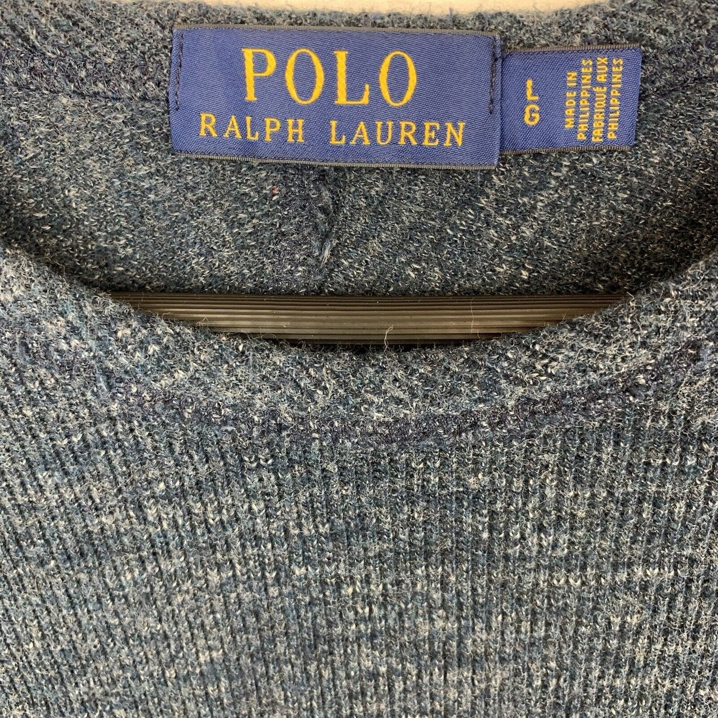 RALPH LAUREN POLO RL & CO 100% Cotton Pullover Sweater, Size Large