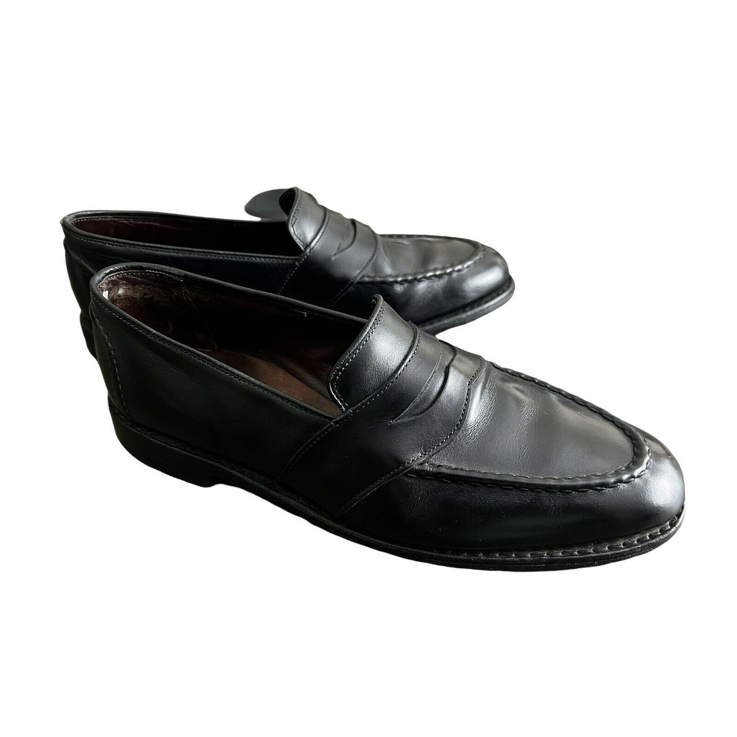 Allen Edmonds 'RANDOLPH' Slip-On Penny Loafers 9.5 D Black USA 4809