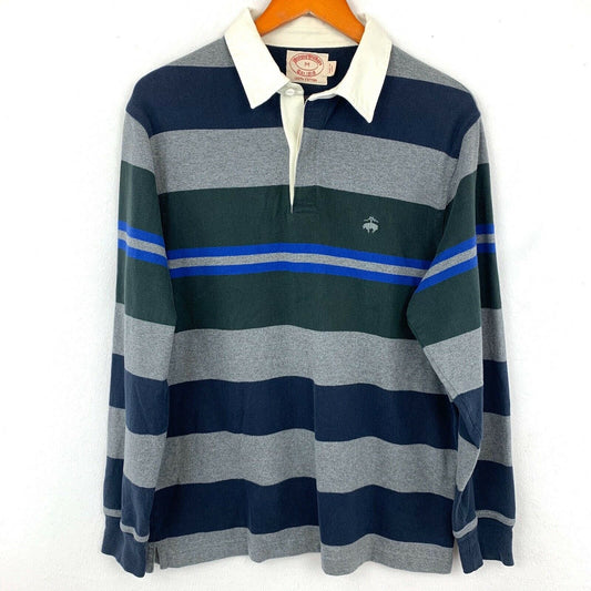 Brooks Brothers 1/4 Button Men’s Pullover Size Medium 100% Cotton
